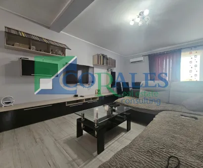 3 camere. Bucatarie inchisa. Mobilat si utilat