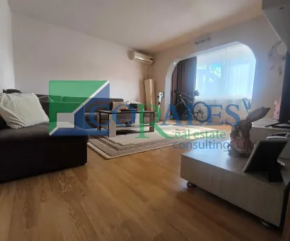 Etaj 2, mobilat si utilat, 3 camere!